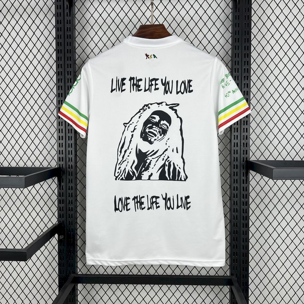25-26 Ajax Bob Marley White Special Edition Shirt