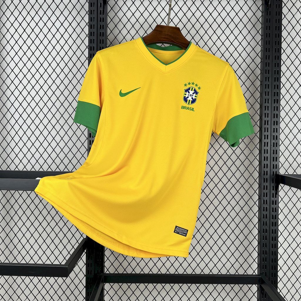 2012 Brazil Home Retro Shirt
