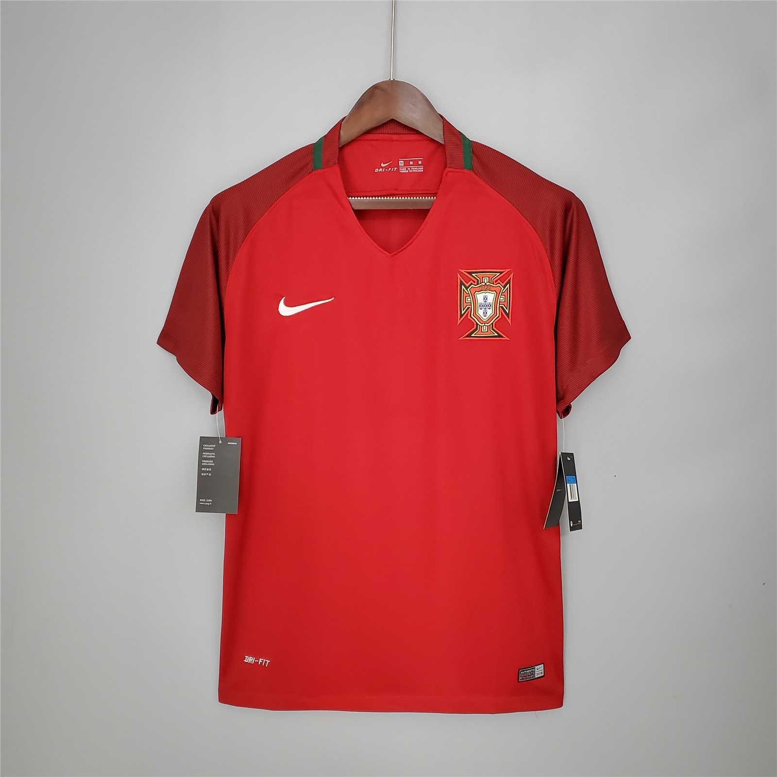 2016 Portugal Home Retro Shirt