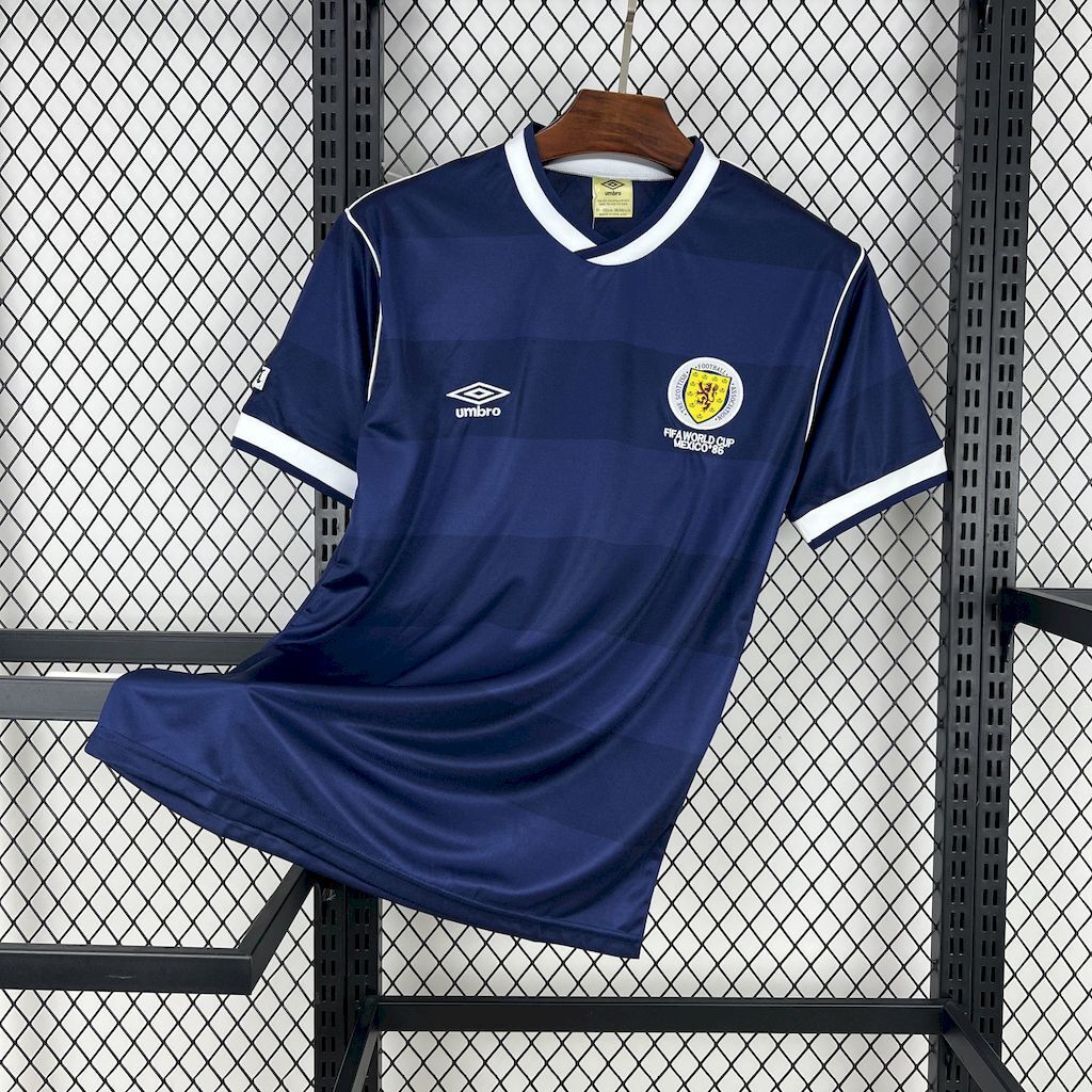 1986 Scotland Home World Cup Retro Shirt