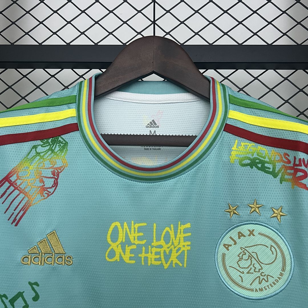 25-26 Ajax x Bob Marley AOP Green Special Edition Shirt