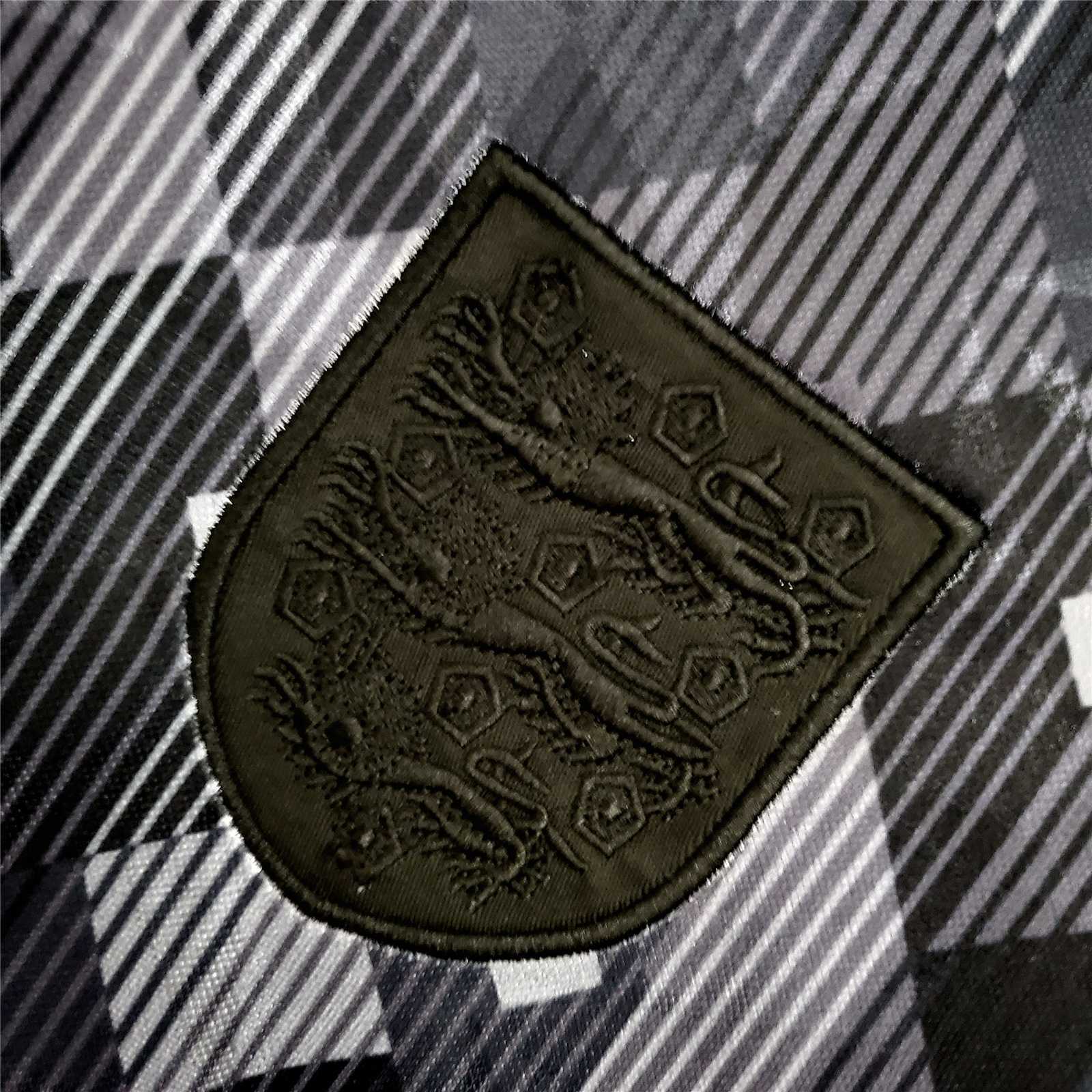 1990 England black away Shirt