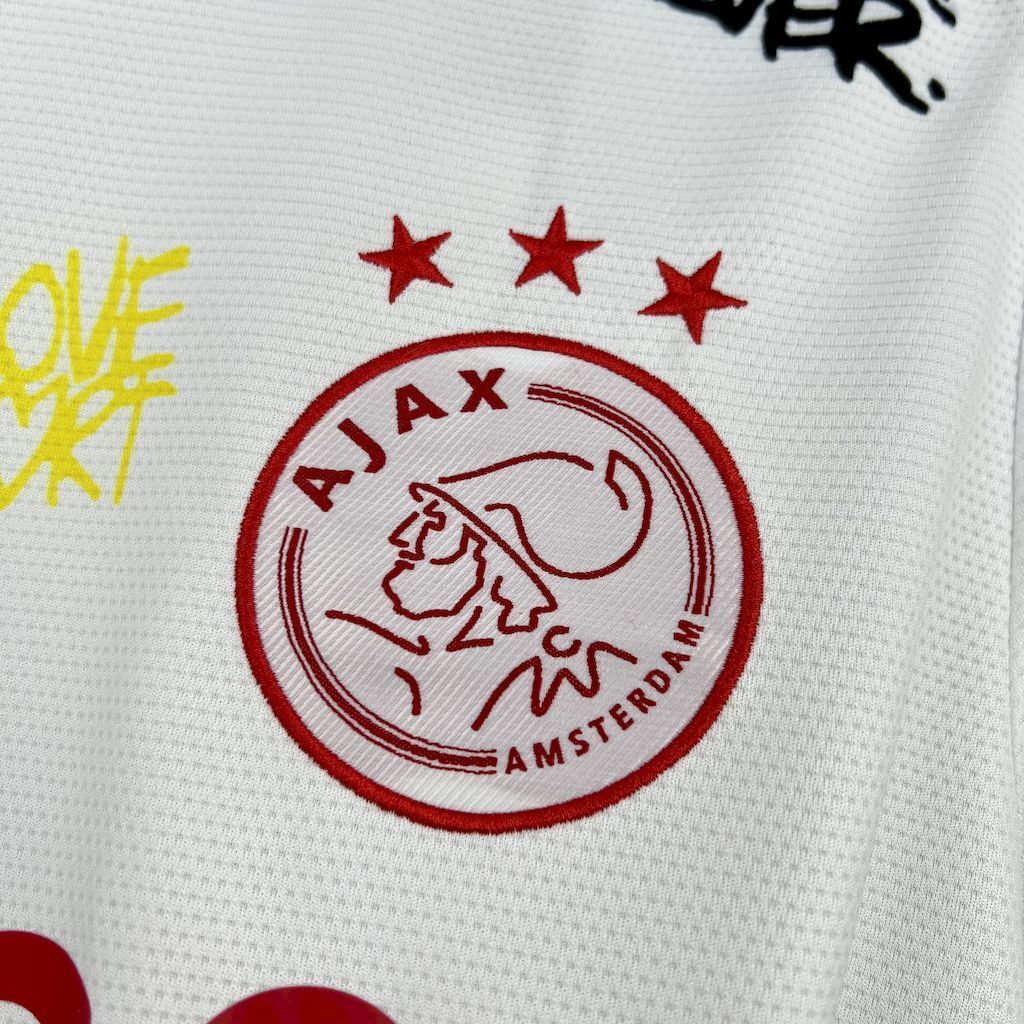 25-26 Ajax Bob Marley White Special Edition Shirt