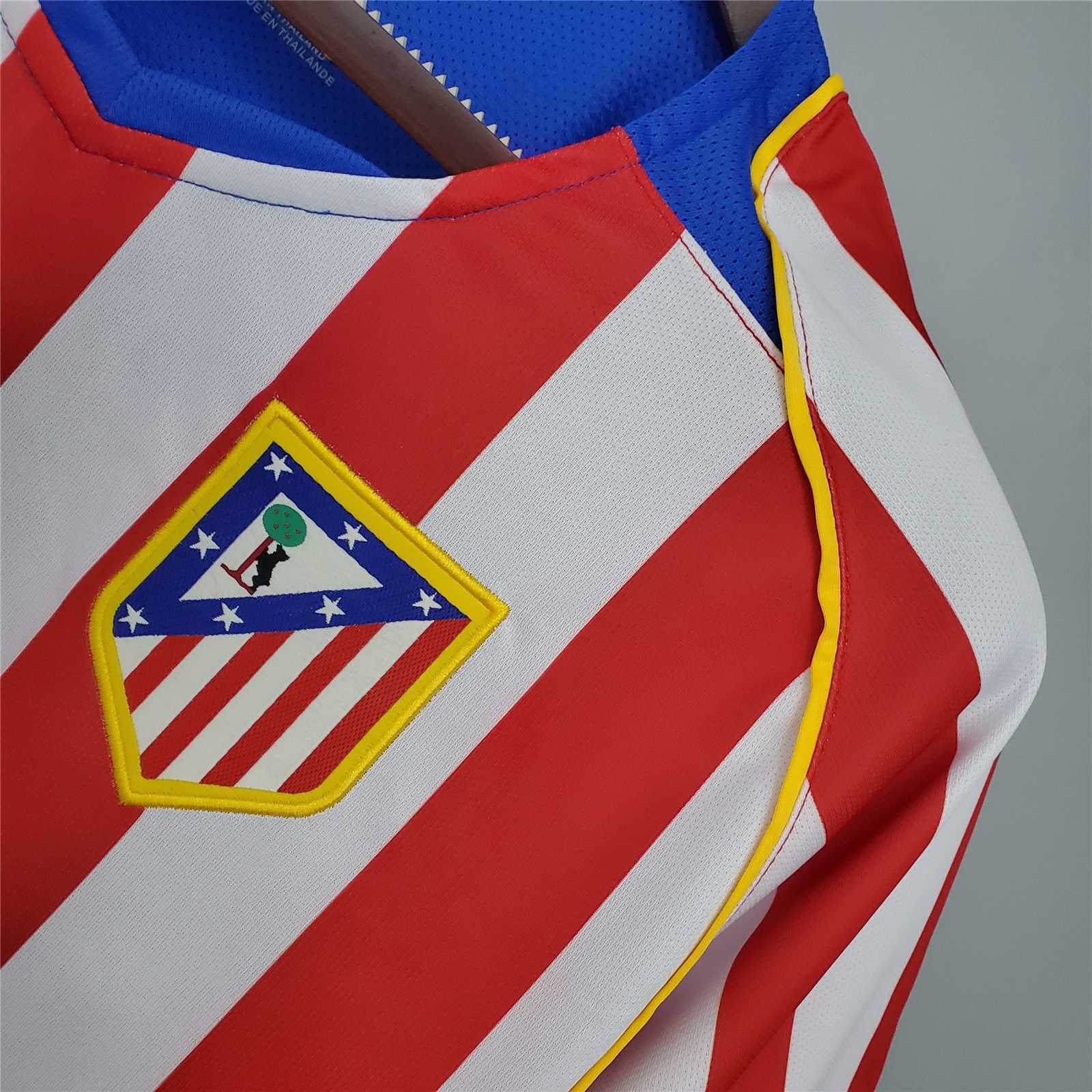 04-05 Atletico Madrid Home Retro Shirt