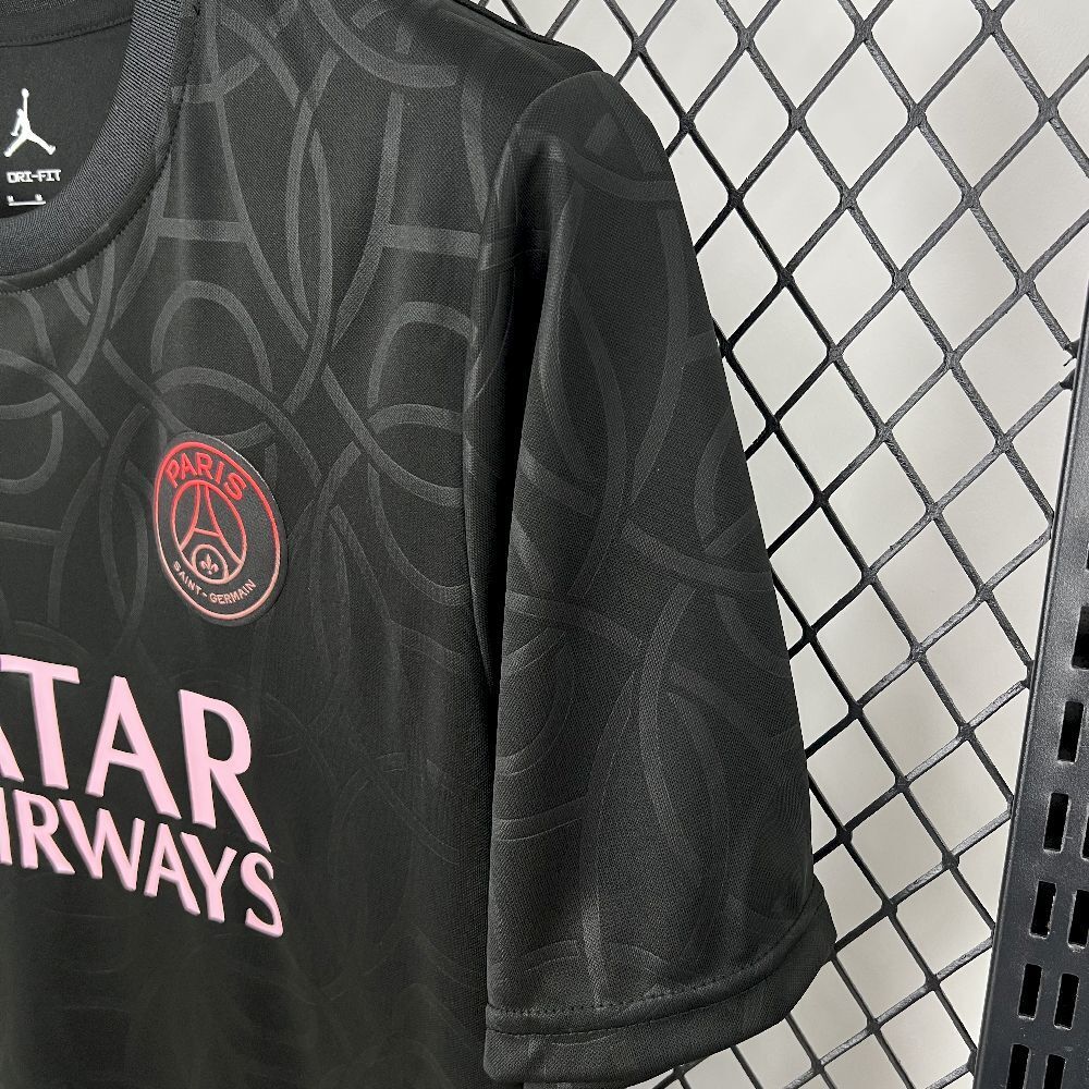 25-26 PSG Black Pre-Match Shirt