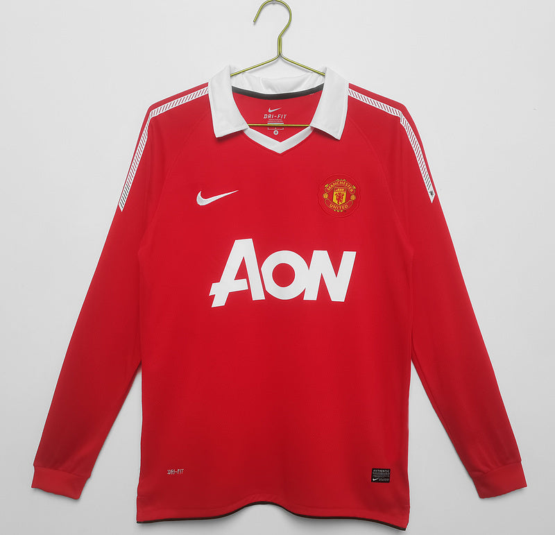 10-11 Manchester United Home Retro Shirt