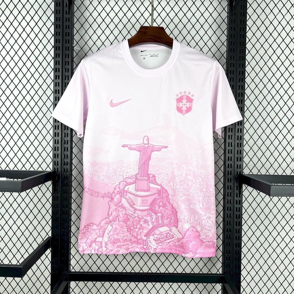 2025 Brazil Cristo Redentor Pink Special Edition Shirt