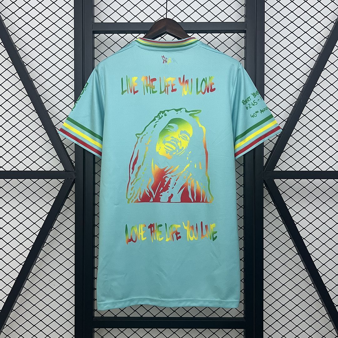25-26 Ajax x Bob Marley AOP Green Special Edition Shirt