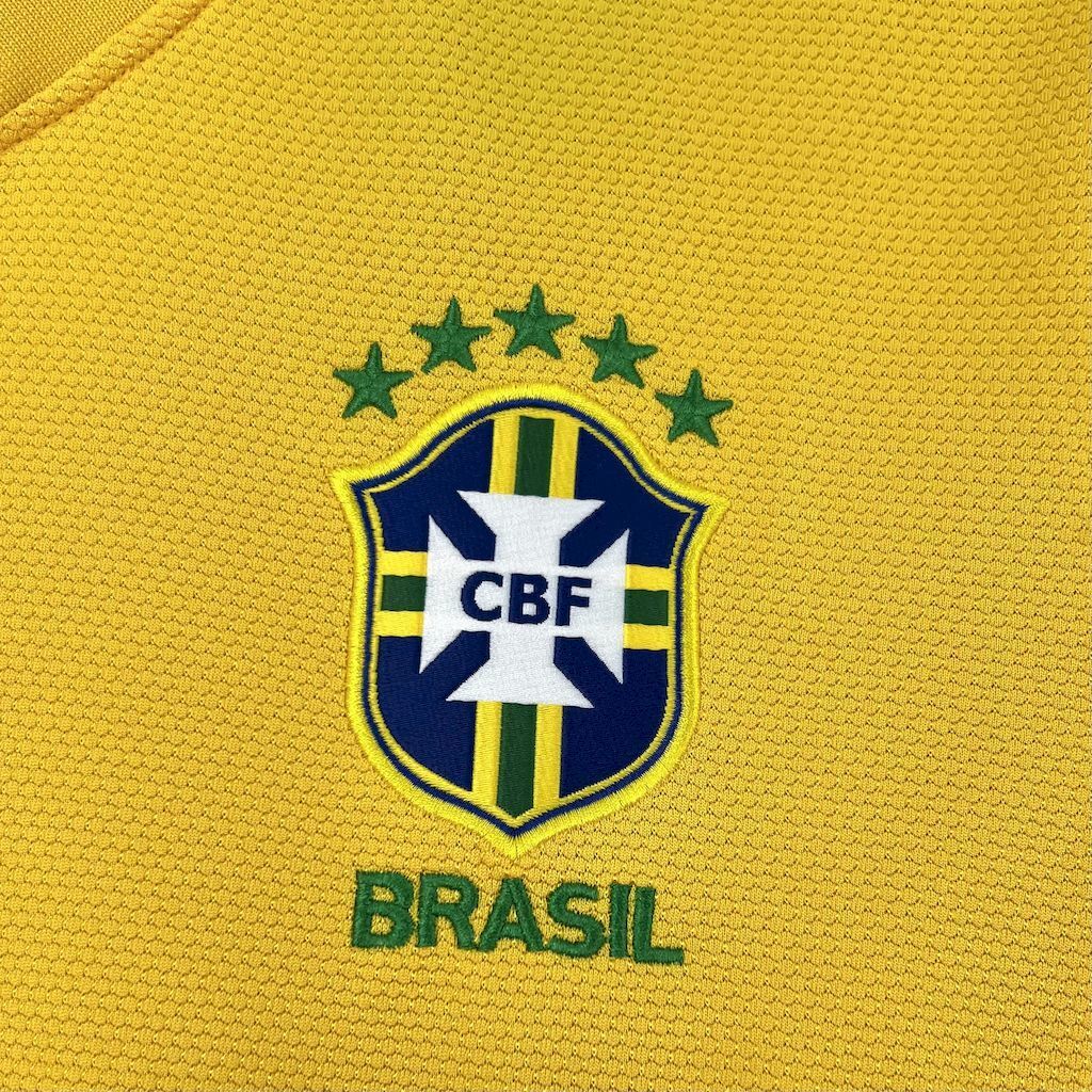 2012 Brazil Home Retro Shirt