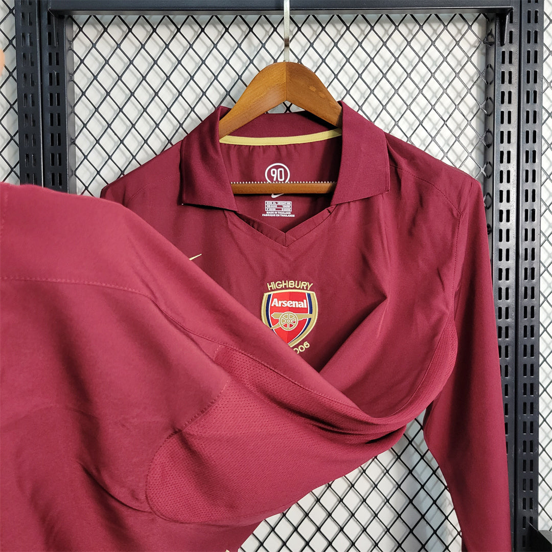 05-06 Arsenal home long sleeve Shirt