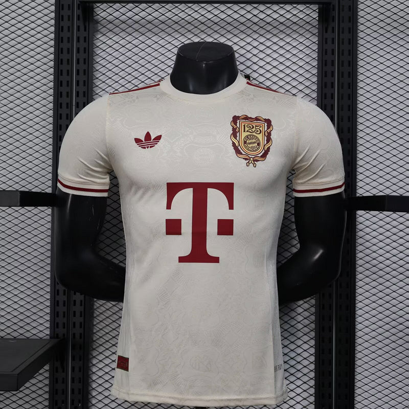 25-26 Bayern Munich 125th Anniversay Beige Shirt