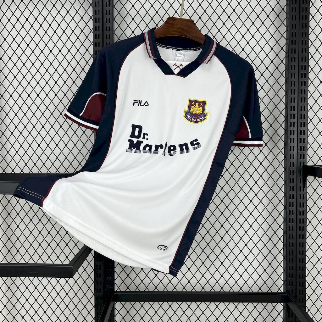 99-01 West Ham Away Retro Shirt