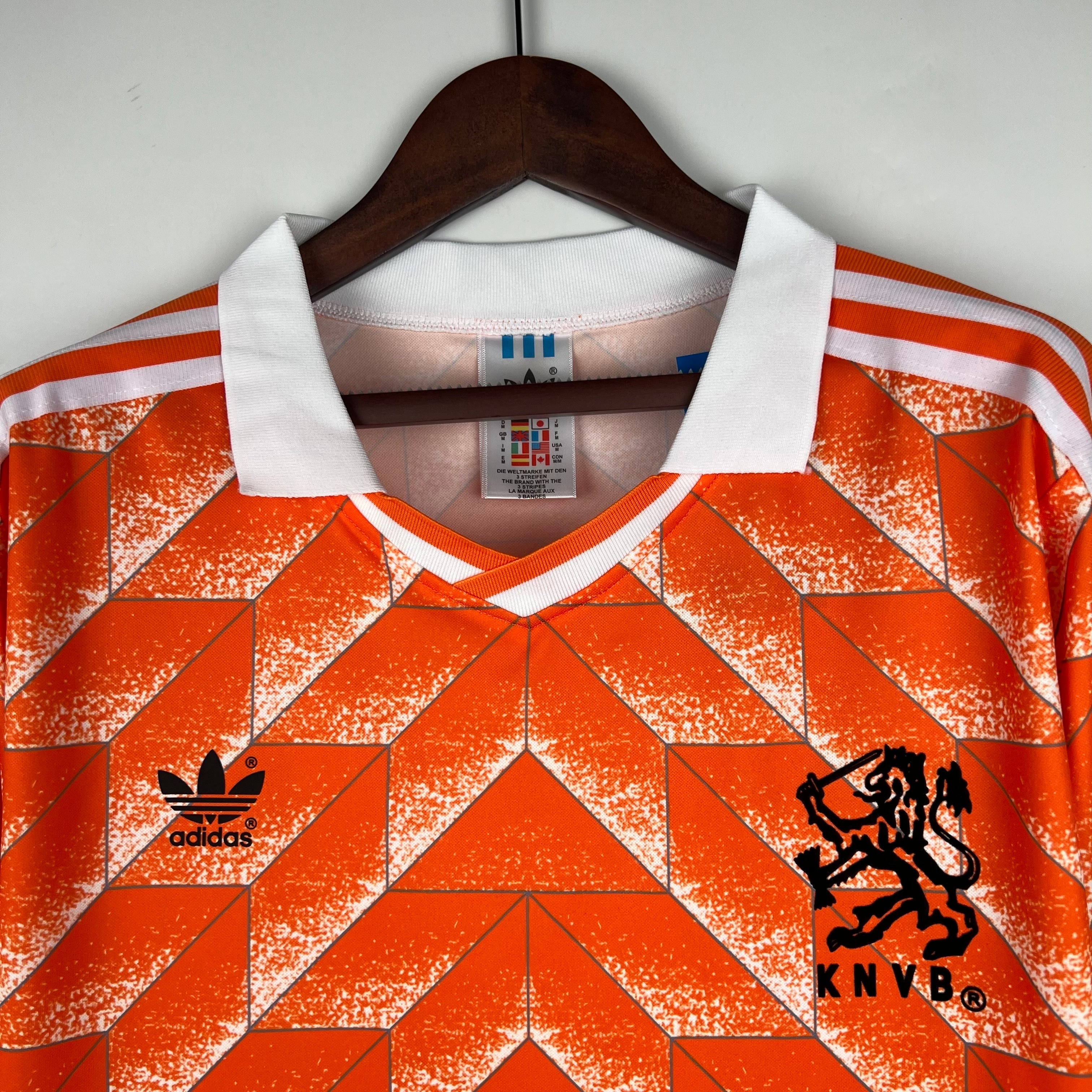 1988 Retro Long Sleeve Netherlands Home Shirt
