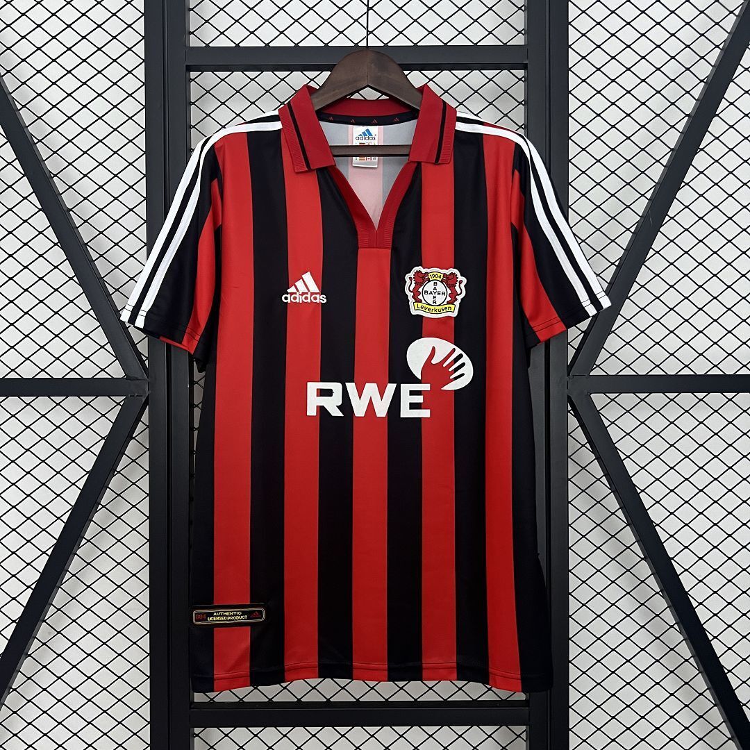 01-02 Leverkusen Home Retro Shirt