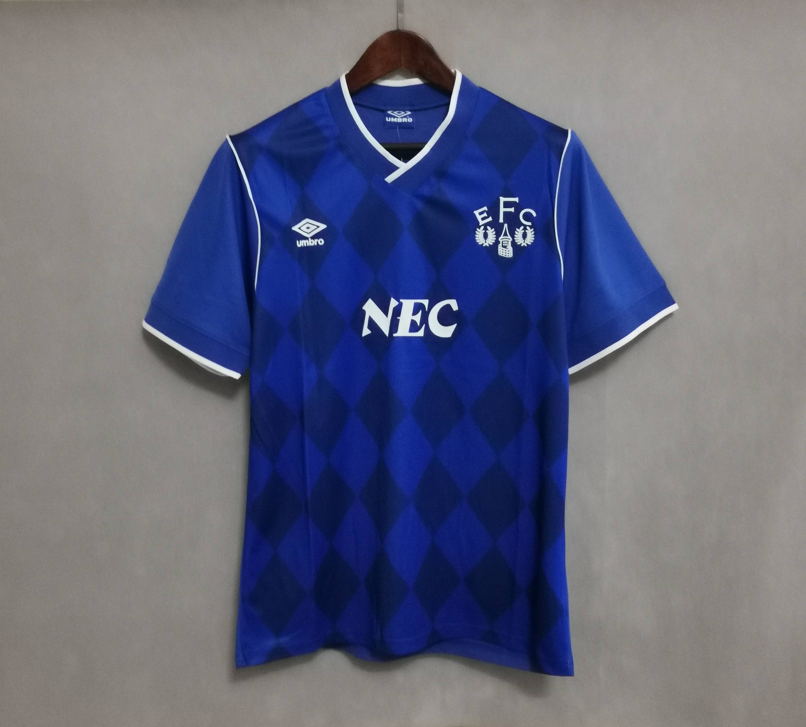 86-87 Everton home Shirt