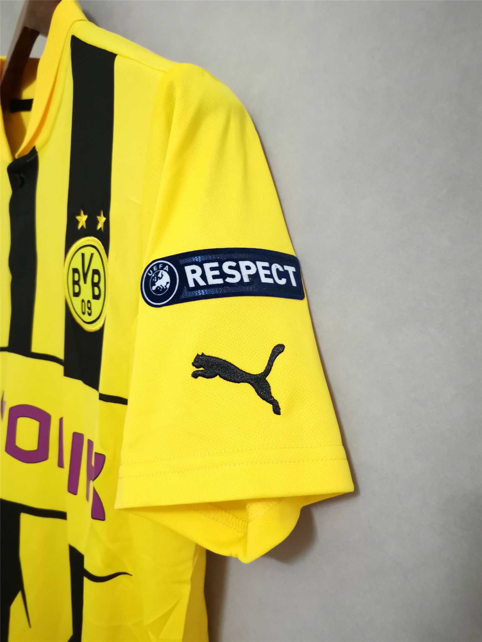 12-13 Dortmund Home Retro Shirt