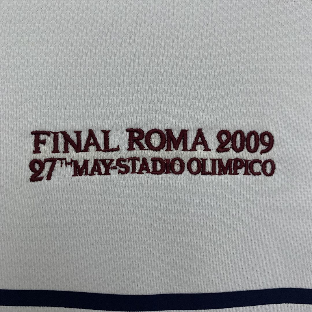 08-09 Manchester United Away Retro Champions Final Long Sleeve Shirt