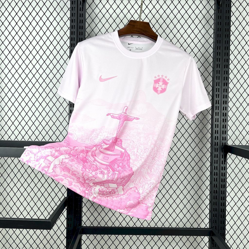 2025 Brazil Cristo Redentor Pink Special Edition Shirt