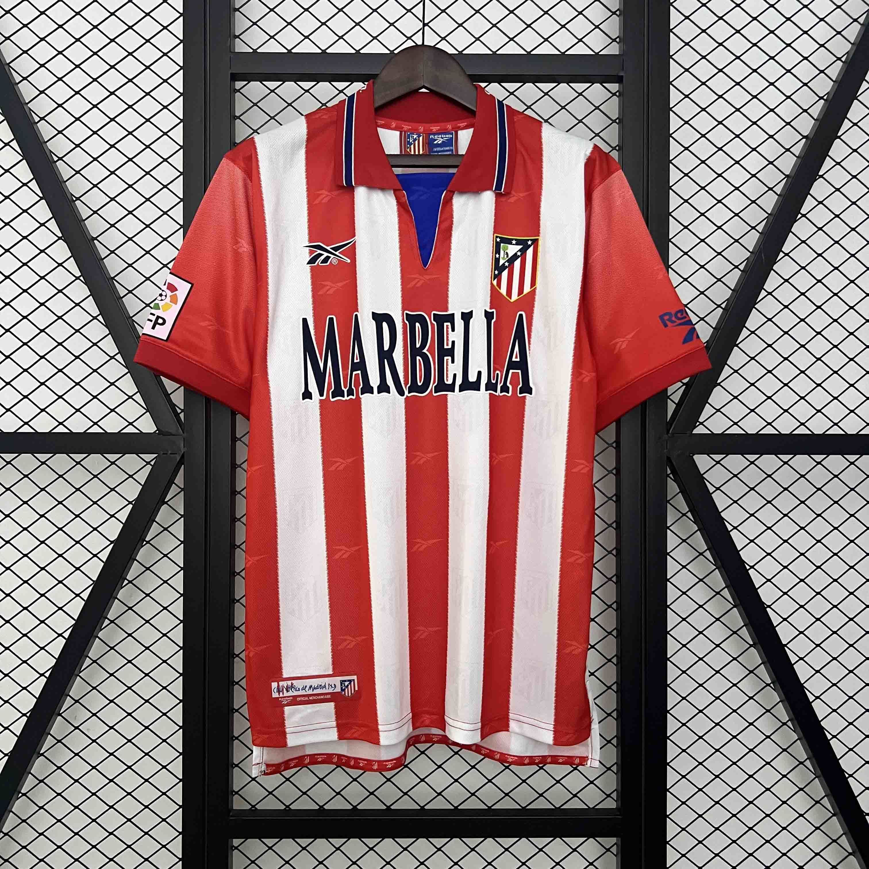 98-99 Atletico Madrid Home Retro Shirt