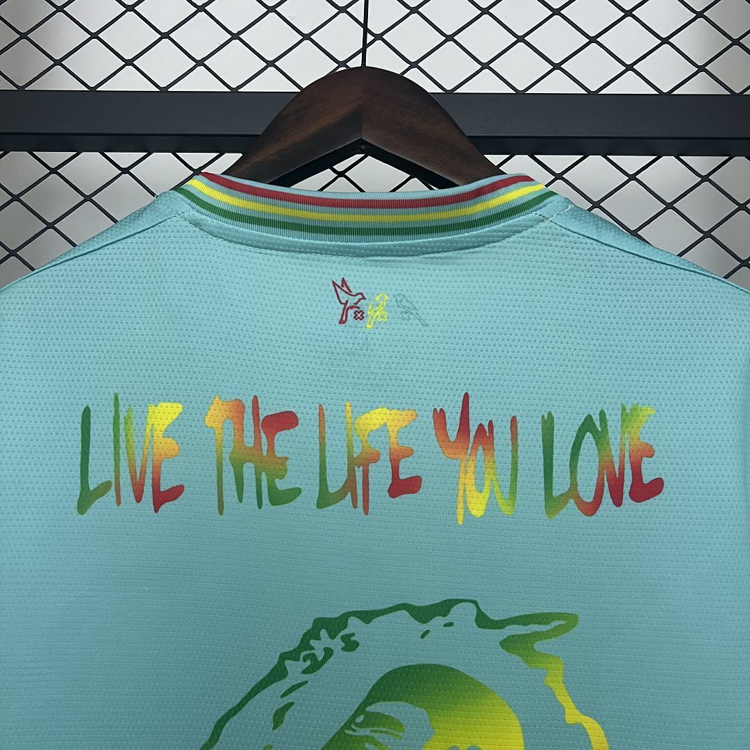 25-26 Ajax x Bob Marley AOP Green Special Edition Shirt