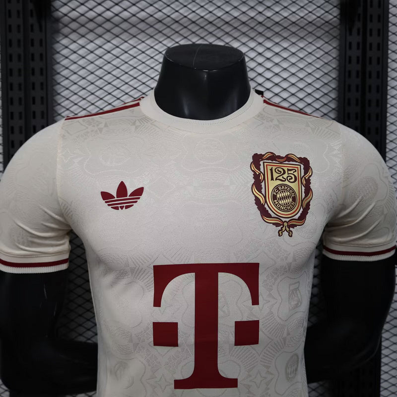 25-26 Bayern Munich 125th Anniversay Beige Shirt