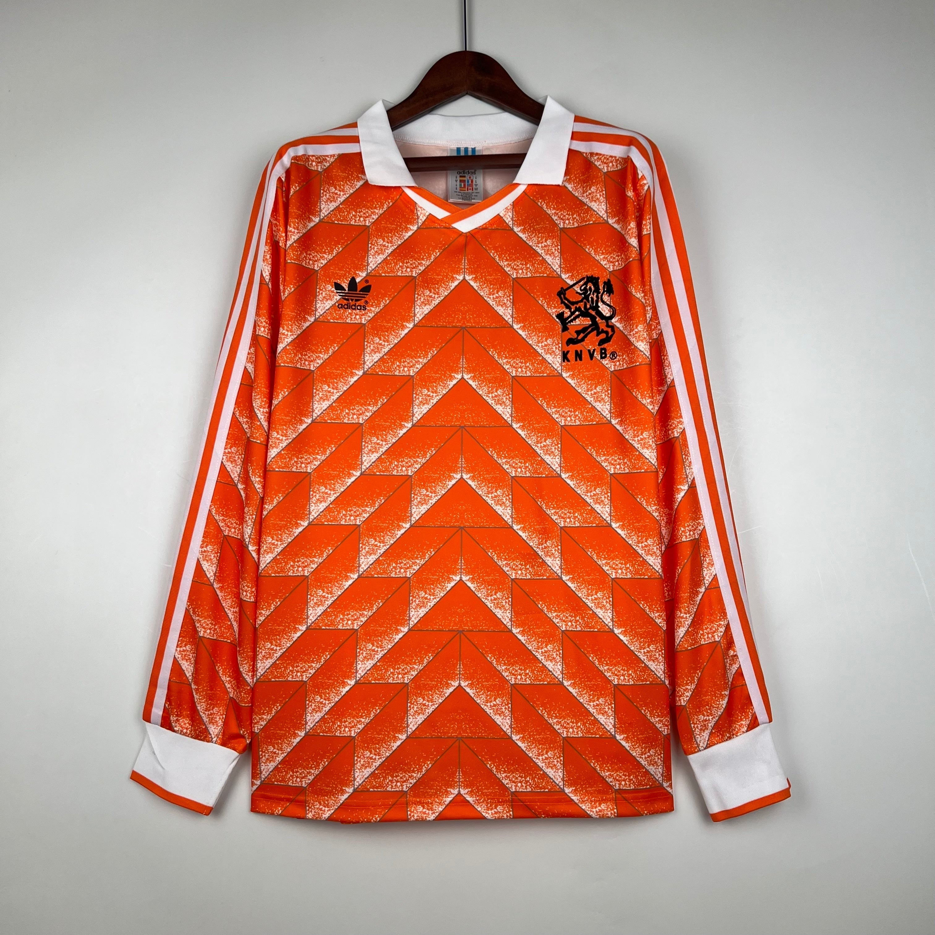 1988 Retro Long Sleeve Netherlands Home Shirt
