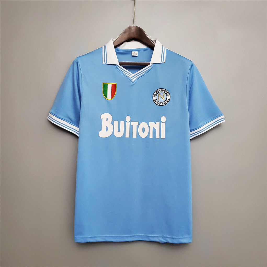86-87 Napoli Home Retro Shirt