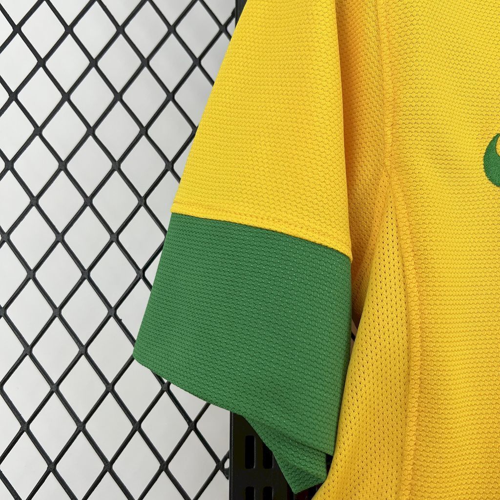 2012 Brazil Home Retro Shirt