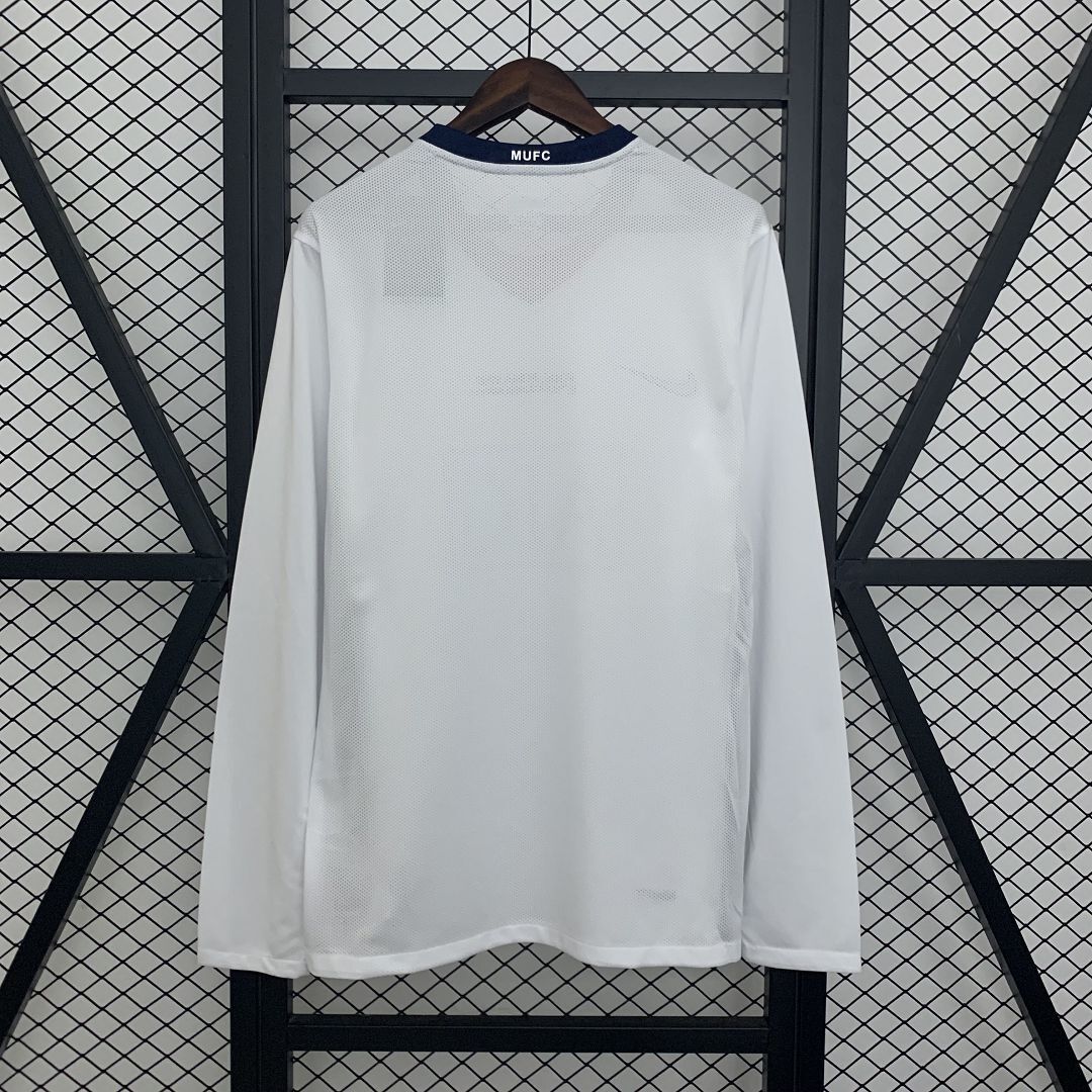 08-09 Manchester United Away Retro Champions Final Long Sleeve Shirt