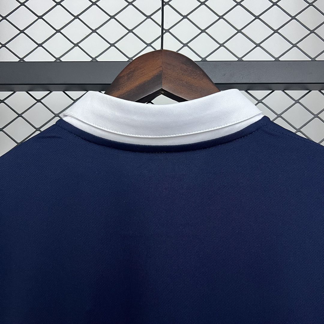 2014 France Home Retro Long Sleeve Shirt