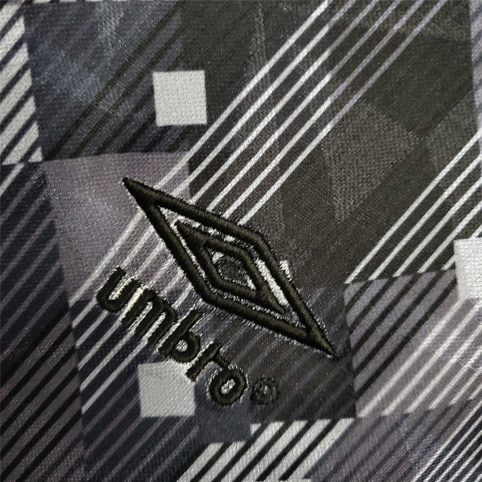 1990 England black away Shirt