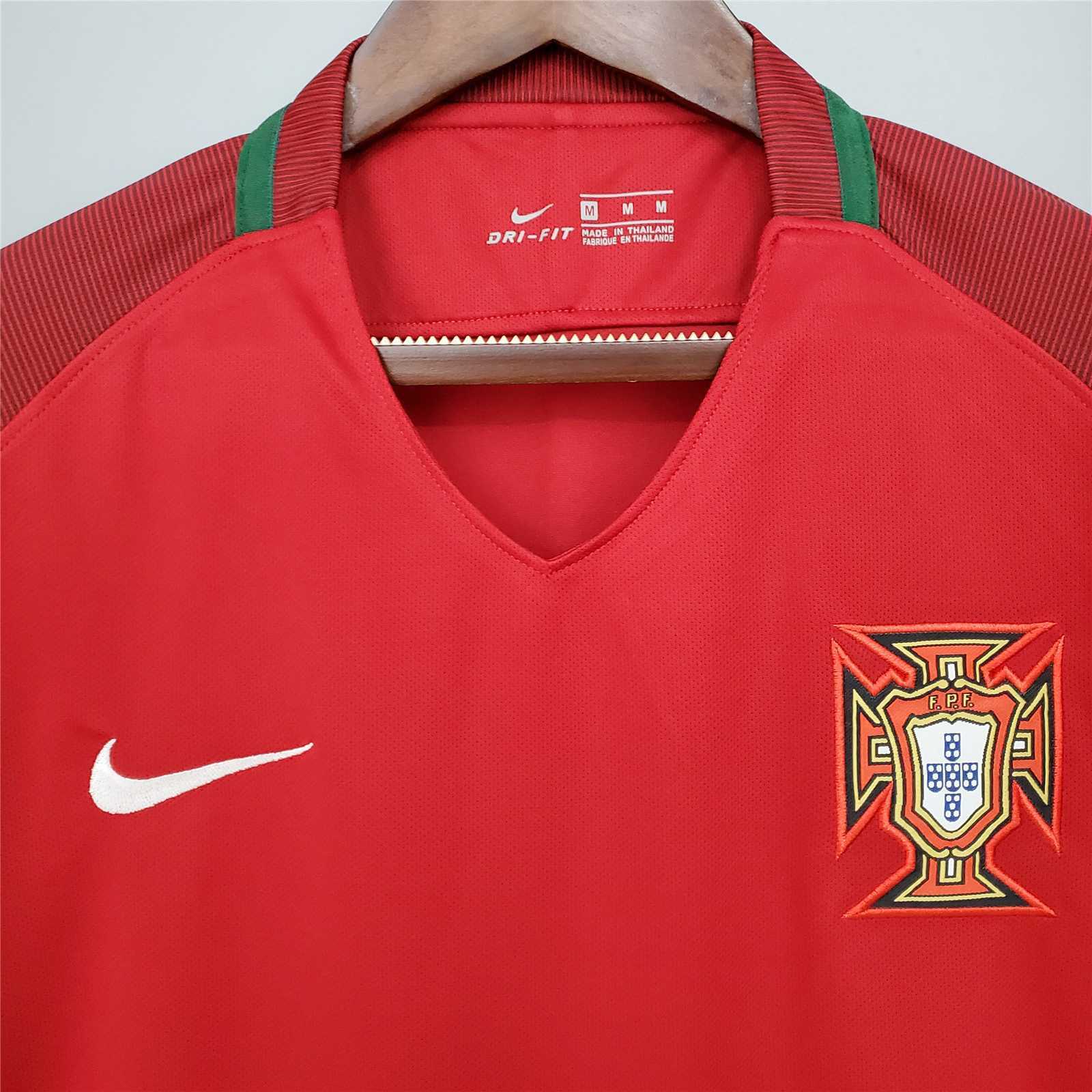 2016 Portugal Home Retro Shirt