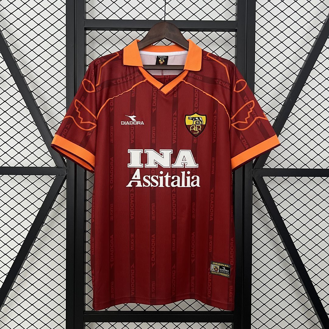 99-00 Roma Home Retro Shirt
