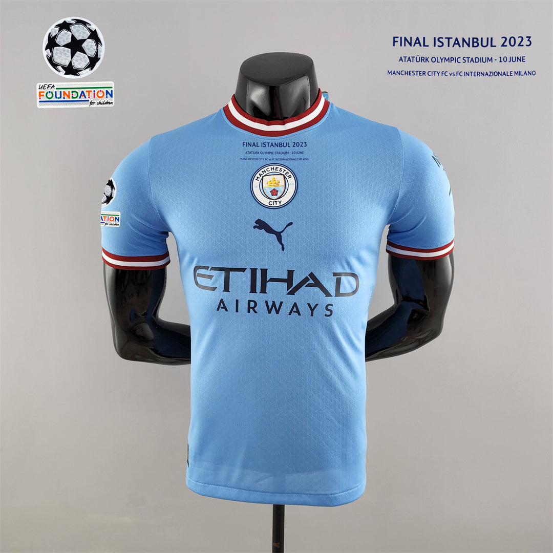 22-23 Manchester City Champions League champions Shirt