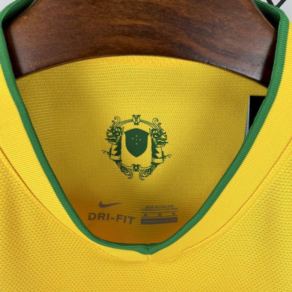 2012 Brazil Home Retro Shirt