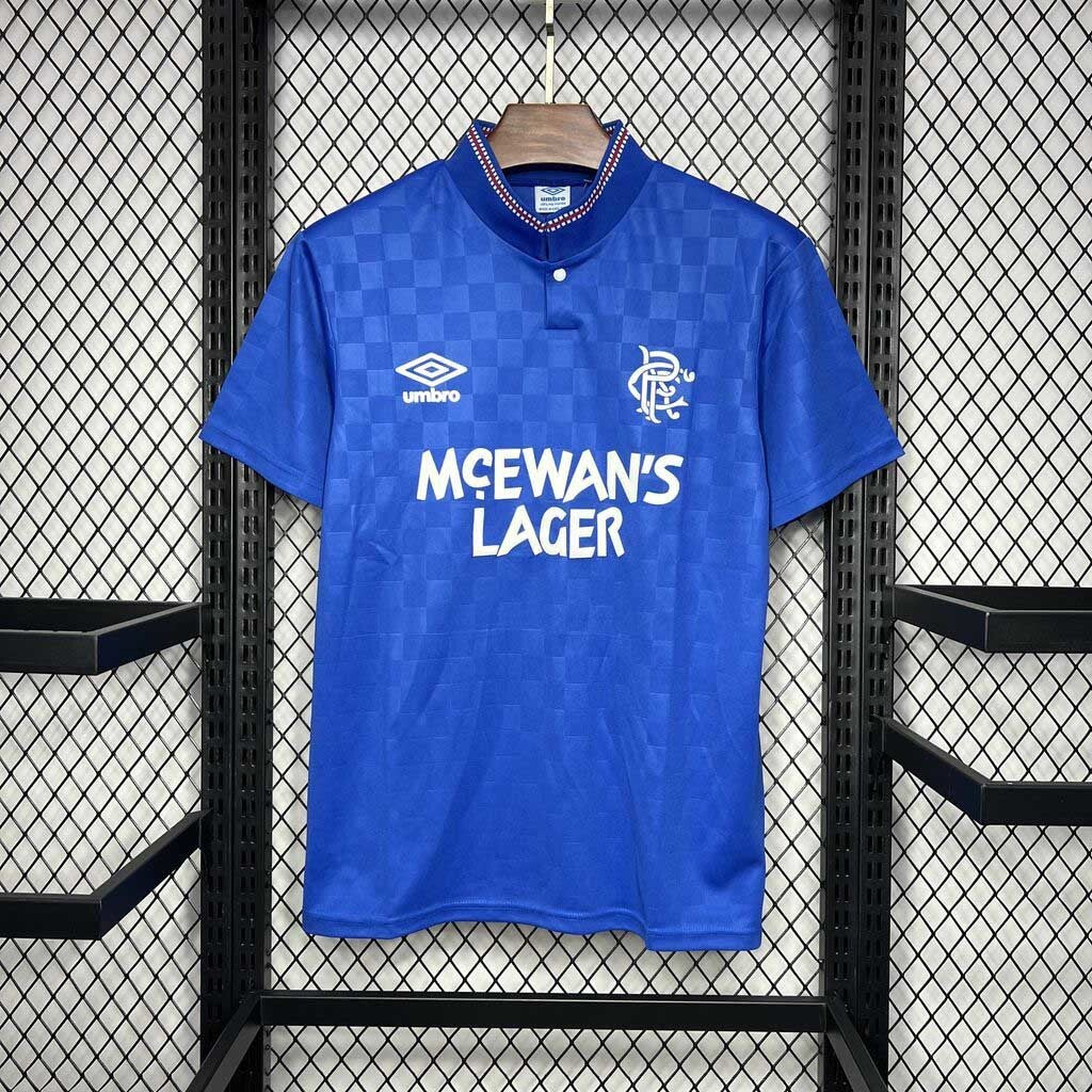 87-90 Rangers Home Retro Shirt