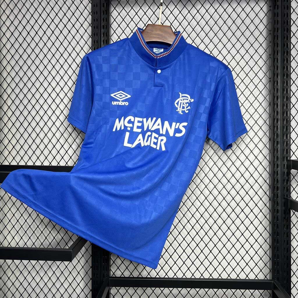 87-90 Rangers Home Retro Shirt
